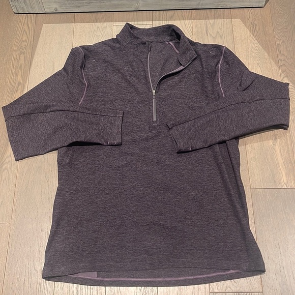 lululemon athletica Other - lululemon athletica Size L Men's Purple & Gray Half Zip Pullover